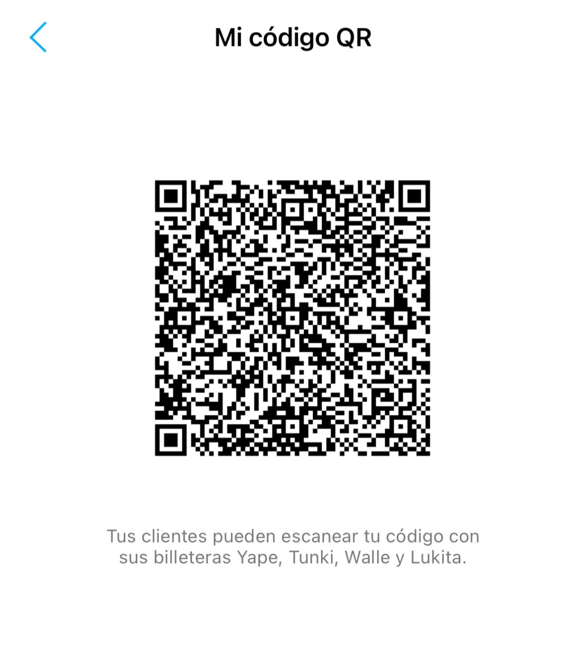 QR de pago